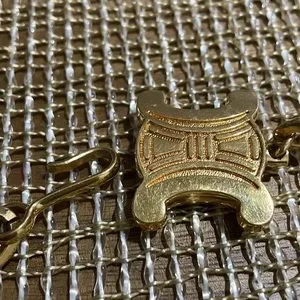 Vintage 1990s Triomphe Celine chain belt. You can also wear it as a necklace! Céline Vintage Arch de Triomphe Chain Belt with Iconic  main image 4